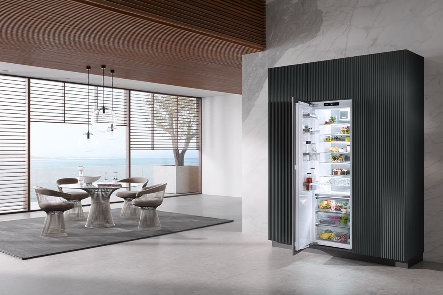 Miele Kühlschrank in moderner Küche