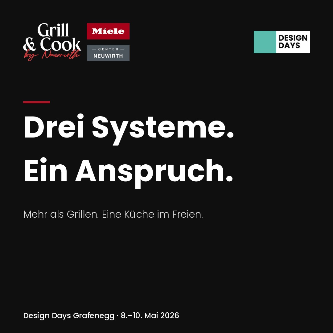 Drei Systeme. Ein Anspruch. – Design Days Grafenegg 2026