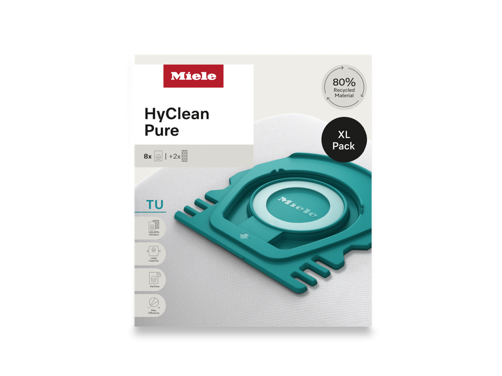 Miele HyClean Pure Staubsaugerbeutel TU XL Pack