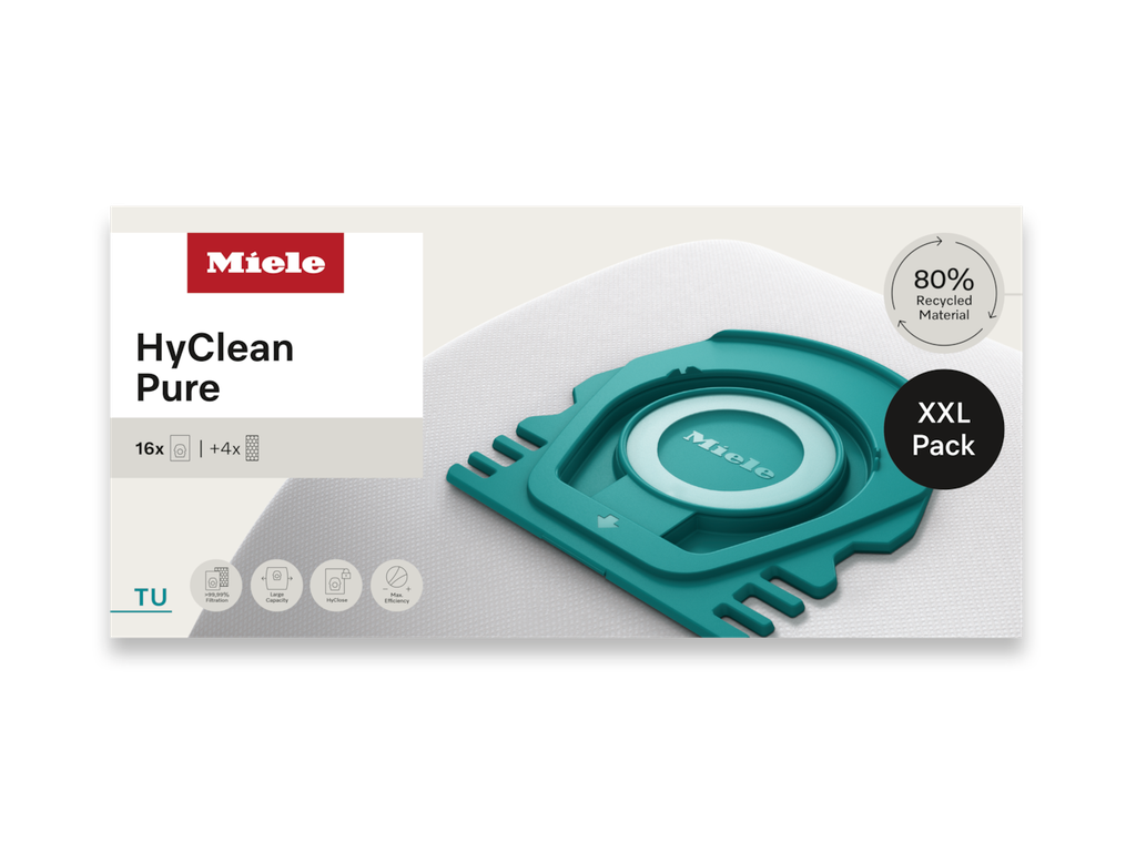 Miele HyClean Pure Staubsaugerbeutel TU XXL Pack