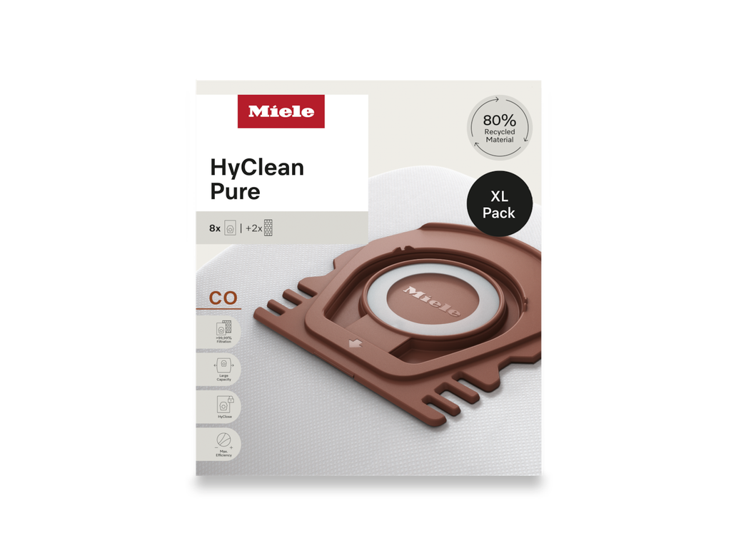 Miele HyClean Pure Staubsaugerbeutel CO XL Pack