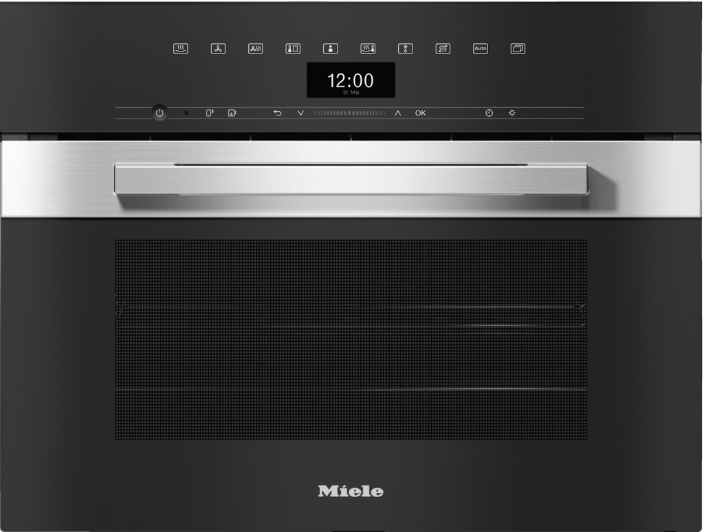 DGC 7440 HC Pro Dampfbackofen Edelstahl/CleanSteel Dampfbackofen 45 cm, EDST-Garraum