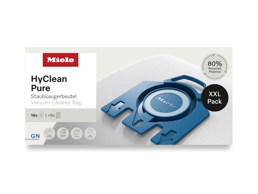 Miele HyClean Pure Staubsaugerbeutel GN XXL Pack