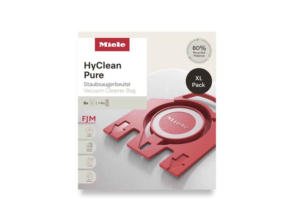 Miele HyClean Pure Staubsaugerbeutel FJM XL Pack