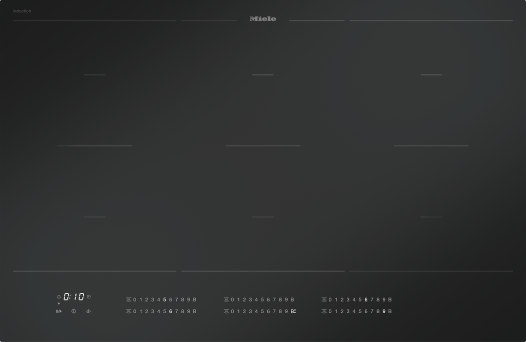 Induktionskochfeld KM 7576 FL Flächenbündig, 125 Gala Ed