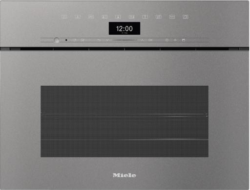 [12100130] DGC 7445 HCX Pro Griffloser Kompakt-Dampfbackofen mit Frisch- und Abwasseranschluss