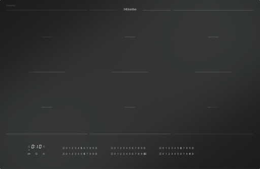 [12382880] Induktionskochfeld KM 7576 FL Flächenbündig, 125 Gala Ed